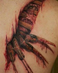 Tatuagem de uma costela
