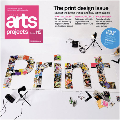 Coleção de capas de vistas de design de várias revistas famosas como Digital arts, Computer Arts e etc. (14)