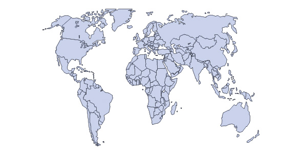 Coleção de mapas do mundo em vetor para designers. (4)