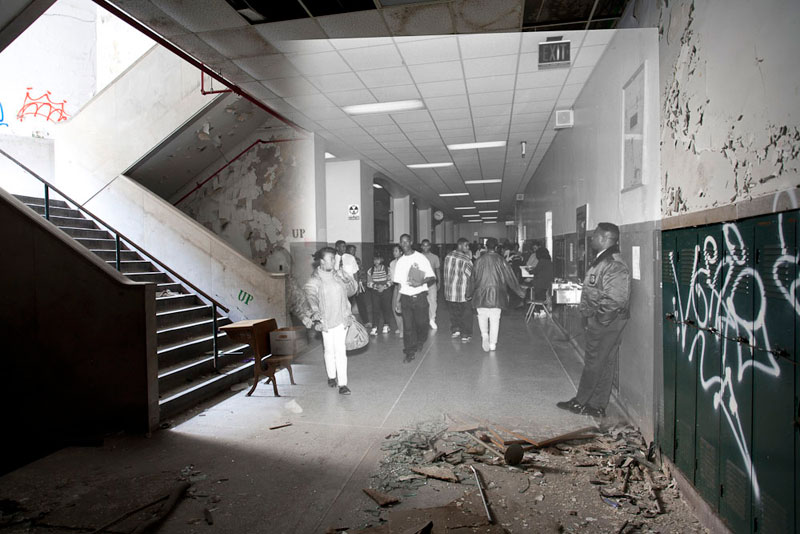 Cass Tech – Now and Then, projeto de fotografia criado para a conscientização da população de Detroit, estados Unidos. (6)