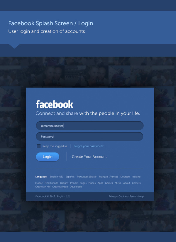 Designer Australiano cria uma nova idéia para o layout do Facebook, mais limpo e intuitivo. (3)