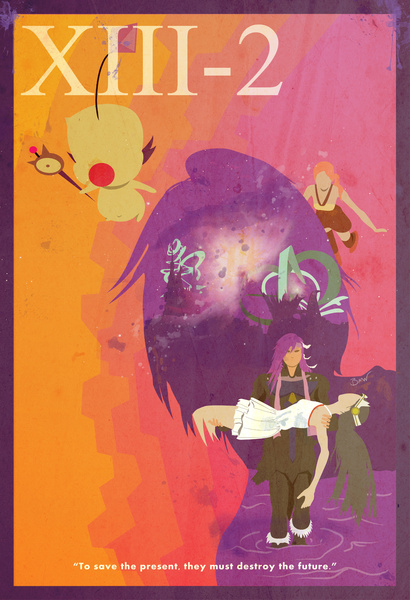 Posteres minimalistas feitos inspirados no game Final Fantasy (12)