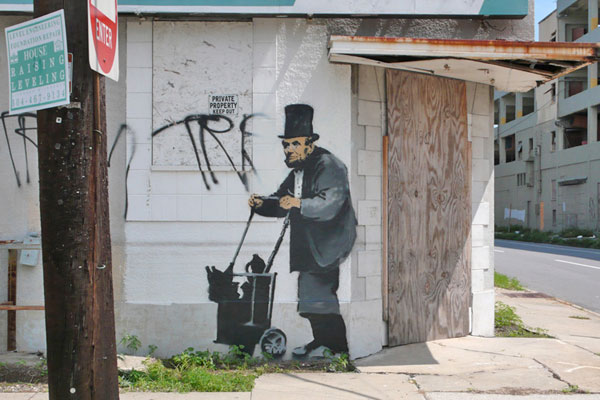 Banksy e sua arte urbana que é a polêmica do mundo moderno (1)