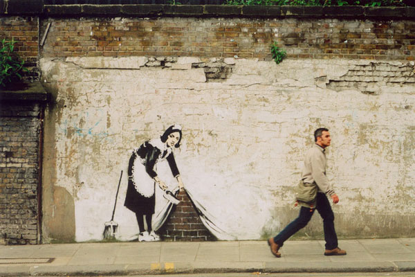 Banksy e sua arte urbana que é a polêmica do mundo moderno (8)