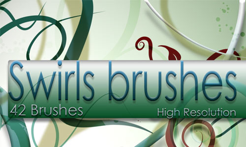 packs com brushes de florais e redemoinhos para você designer usar no Photoshop, download grátis (6)