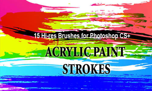 20 packs de brushes de Photoshop em estilop rastro de tinta e pincel (12)