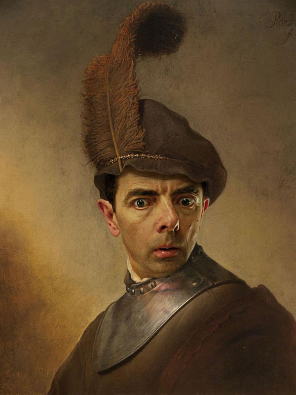 Mr. Bean virou obra de arte dos mais famosos artistas (3)